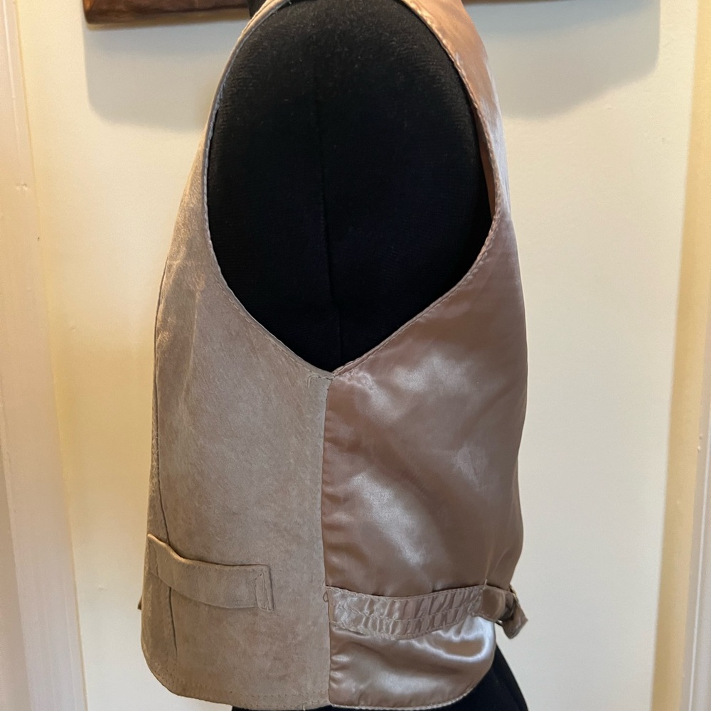 Tan Button-Up Vest - Picture 2 of 5